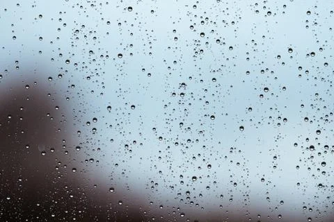 Water drops on window Stock Photos