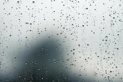 Water drops on window Stock Photos