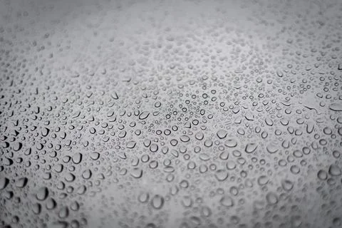Water drops on a window Stock Photos