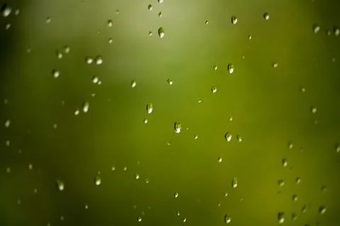 Water drops on a window Stock Photos
