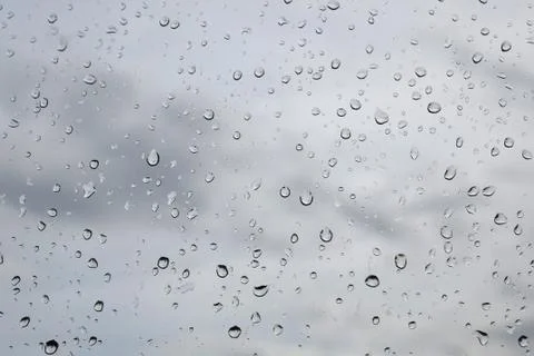 Water drops window rain Stock Photos