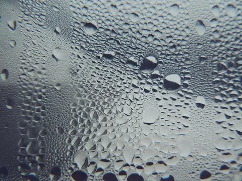 Water Drops On Window Texture Stock Photos
