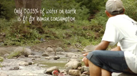 Water on earth thinking Stock-Footage 43151156