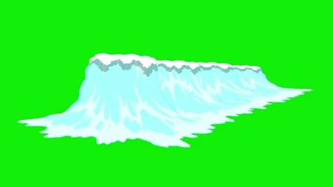 Water Effect, Liquid water splash cartoon shape animation. Stock Footage 316475053