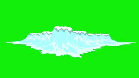 Water Effect, Liquid water splash cartoon shape animation. Stock Footage 316475075