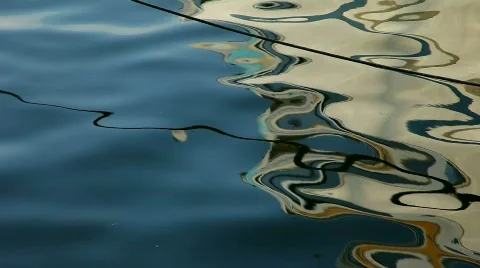 Water effect with ropes Stockbeeldmateriaal 478592