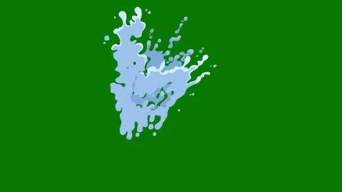 Water effects on green screen, water splash, stream, swirl, drop, spray, bubble Stock Footage 315357583