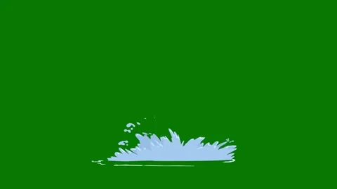 Water effects on green screen, water splash, stream, swirl, drop, spray, bubble Video stock 315357633