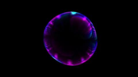 Water element background. Movement of air bubbles and RGB light. Stock Footage 256126937