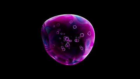 Water element background. Movement of air bubbles and RGB light. Stock Footage 302887949