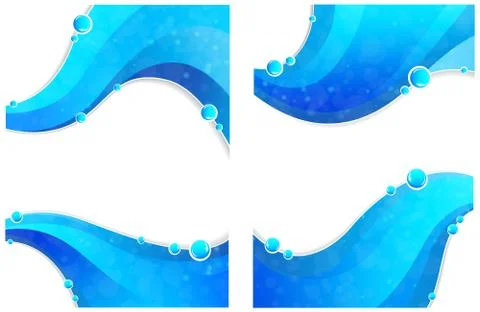 Water elements Stock Illustration
