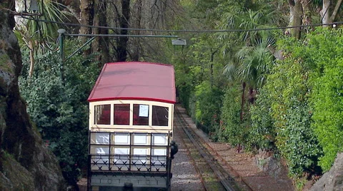 Water elevator - BOM JESUS - Braga. Stock Footage 63068753