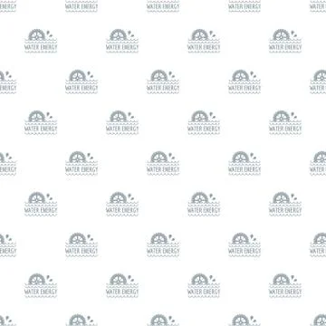 Water energy pattern vector seamless Stockillustratie