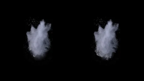 Water explosion 1. Three top cameras pack. Alpha included. Stock Footage 93452662