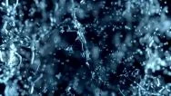 Water Explosion On Black (Cg ,Slow Motion,With Alpha Matte, Full Hd) Stock Footage