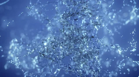 Water explosion (cg ,slow motion,with alpha matte, full hd) Stock Footage 31821088