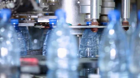 Water factory Stock Footage 1019538