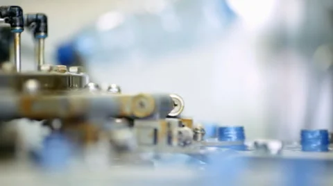 Water factory Stock Footage 1019844