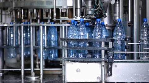 Water factory Stock Footage 1019960