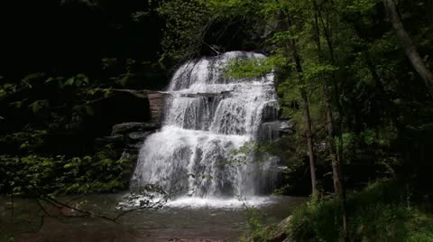 Water Fall - Catskill Mountains Stock Footage 12415958