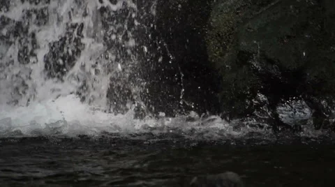 Water Fall Close Up Stock Footage 54212956