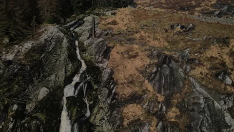 Water fall drone footage Vídeos de archivo 232247916