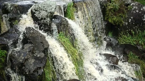 Water Fall Eisgraben in slow motion Видео 80810626
