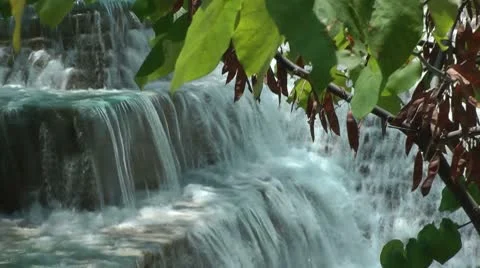 Water Fall Stock Footage 8956541