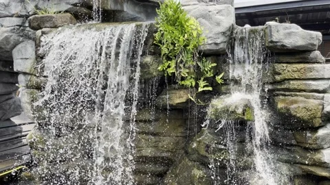 Water fall from mountain -footage Stock Footage 150428284
