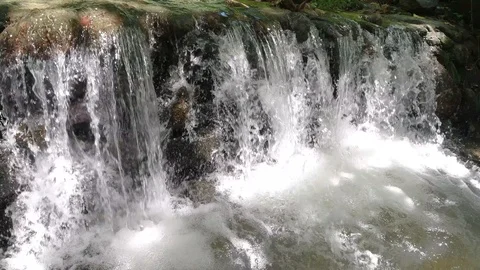 Water fall in nature. 4k uhd video clip Stock Footage 112654596
