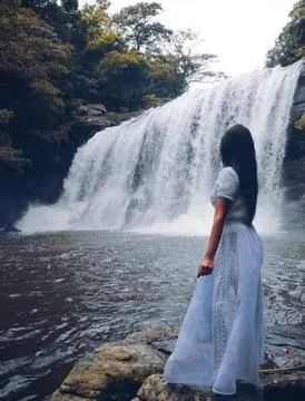 The Water fall Foto stock