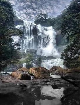 The Water fall Foto stock