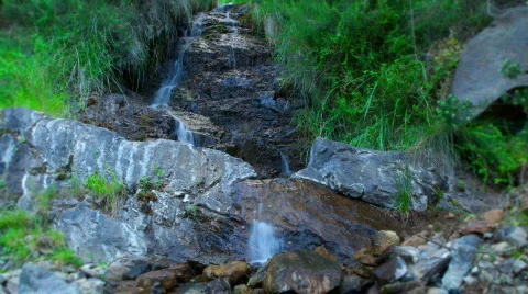 Water fall timelapse Stock Footage 514832