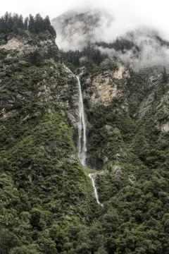 Water fall view Stock Photos