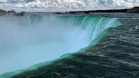 Water falling down at niagara falls Stock Footage 300453001