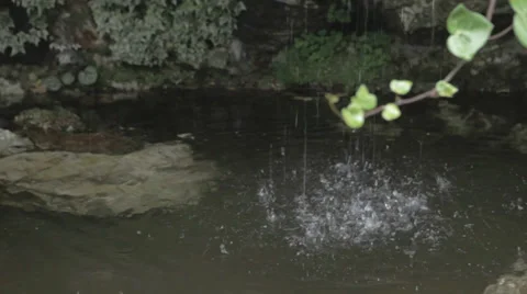 Water falling Stock Footage 35899387