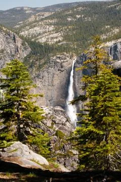 Water falling from rocks Stock Photos