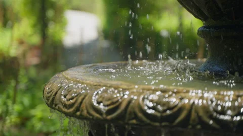 Water falling in slow motion Stock Footage 201888403