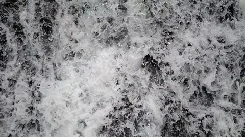 Water falling in slow motion Stock Footage 296736960