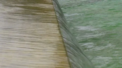 Water falling version 2 Stock Footage 7732324