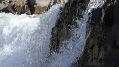 Water falls - Stock Footage 86535060