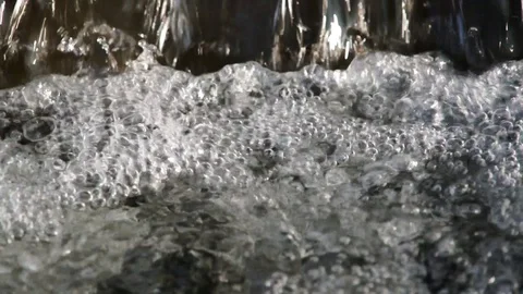 Water Falls Rivers Stones Causing Bubbles Vídeo Stock 102506958