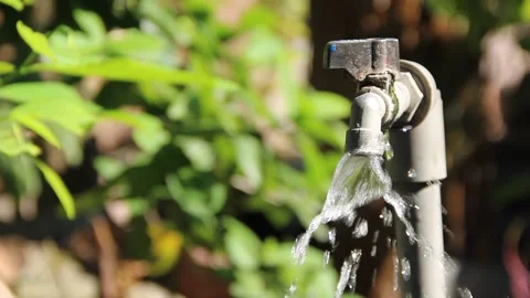 Water faucet Stock Footage 206225167