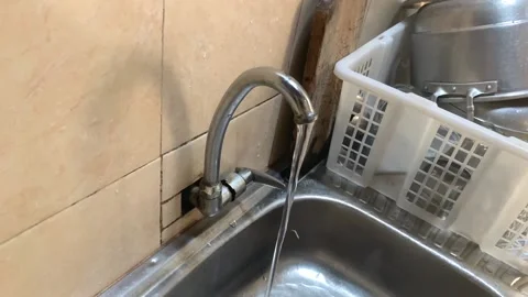 Water faucet Stock Footage 218452234