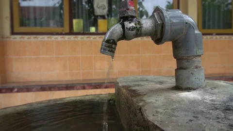 Water faucet Stock Footage 262683691