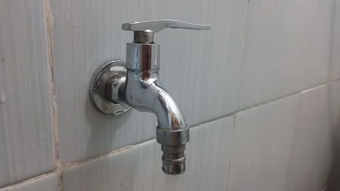 Water faucet Stock Footage 284503421