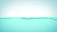Water Fills The Screen. Beautiful Water Surface. Hd 1080. Stock Footage