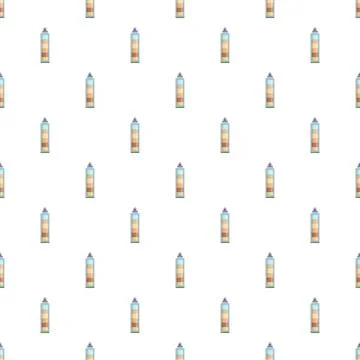 Water filter cartridges seamless pattern for purification concept Illustrazione stock
