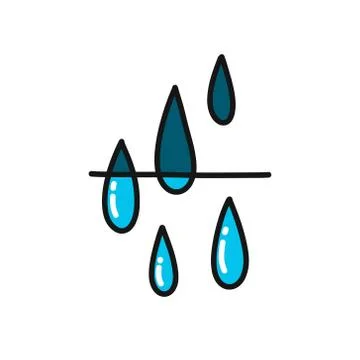 Water filter doodle icon, vector illustration Stock Illustration