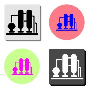 Water filter. flat vector icon Stock-Illustration